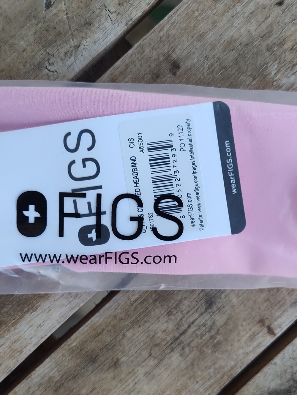 NWT Figs Fight Club Pink Headband